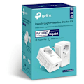 Miniatyrbillede 1 af 2: Tp-link Plc Adapter Av1000 Passthrough Powerline Kit 1000 Mbps Hvid
