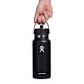 Pikkukuva 3 / 3: Hydro Flask Leveä Flex Straw Cap Thermo 947ml Musta