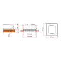 Miniatyrbillede 2 af 2: Fiamma Vent 50 Lysvindue Transparent
