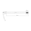 Miniatyrbillede 2 af 3: Novatec Qr 264 Syntace Rear økse Sort 12 x 142 mm