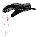 Miniatyrbild 4 av 6: Leki Alpino Juniorhandskar Wcr C-tech 3d Svart 8-9 Years Pojke