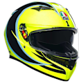 Miniatyrbillede 1 af 7: Agv Fuld Ansigtshjelm K3 E2206 Mplk Gul M