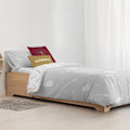 Miniatyrbillede 3 af 4: Play Fabrics Dynetæppe Med Knapper Harry Potter Universe Til 90 Seng 155x220 Cm
