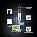 Miniatyrbillede 7 af 9: Tm Electron Håndmixer Tmpba017 1200w Transparent One Size / EU Plug