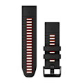 Miniatyrbillede 1 af 2: Garmin Silikone Urrem Quickfit® 26 Mm Sort,Grå