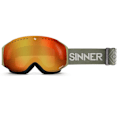 Miniatyrbillede 2 af 2: Sinner Emerald Skibriller  Double Full Red Mirror Vent/CAT3