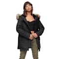 Miniatyrbillede 1 af 4: Superdry Parka Military Sort XS Kvinde