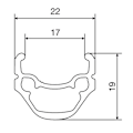 Pikkukuva 3 / 3: Mavic Crossride Ub 26´´ Qr Maastopyörän Etupyörä Musta 9 x 100 mm