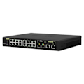 Miniatyrbillede 1 af 6: Qnap Kontakt Qsw-m2116p-2t2s L2 Poe Sort