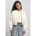 Miniatyrbillede 1 af 6: Urban Classics Oversized Satin Big Jakke Hvid 4XL Kvinde