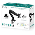 Miniatyrbillede 5 af 8: Ewent Skærmstativ Ew1515 13-27´´ Max 6.5kg Sort
