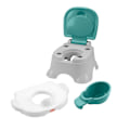 Miniatyrbillede 7 af 7: Fisher Price 3 1 1 Lær At Gå I Potten På Badeværelset Grøn,Hvid