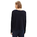 Miniatyrbillede 2 af 6: Tom Tailor Sweater 1037737 Knit Structured Batwing Blå L Kvinde