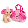Miniatyrbillede 1 af 3: Simba Fyldt Skræl Med Svampet Hat Og Vildttaske Bamse 20 Cm Rosa