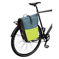 Miniatyrbillede 5 af 6: Vaude Bike Taske Aqua Back Color Single (rec) 24l Grøn,Blå