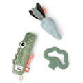 Miniatyrbild 1 av 6: Done By Deer Tiny Activity Toy Set 3 Bitar Krokodil Grönt