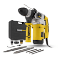 Miniatyrbillede 1 af 10: Powerplus Hammerboremaskine Powx1175 1600w Søvfarvet
