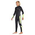 Miniatyrbillede 1 af 2: Billabong Langærmet Neoprendragt Med Lynlås Bagpå 403 Absolute Gb Sort 14 Years