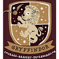 Miniatyrbillede 4 af 4: Play Fabrics Dynetæppe Med Knapper Gryffindor Sweet Til Seng På 120 Cm 200x200 Cm
