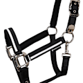 Pikkukuva 2 / 5: Equestro White Trim Riimu Ja Talutin Musta Pony