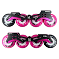 Miniatyrbillede 1 af 4: Krf Inline Skates Ramme Angel 4x80 Set Rosa 246 mm