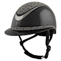 Miniatyrbillede 1 af 2: Br Theta Plus Dazzling Glamourous Glossy Hjelm Sort 55-57 cm