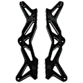 Miniatyrbillede 1 af 2: Krf Inline Skates Ramme 3x110 Søvfarvet 225 mm