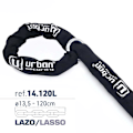Pikkukuva 4 / 8: Urban Security Ketjun Lukko 14.120l Musta 120 cm