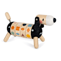 Miniatyrbillede 6 af 10: Janod Søde Kokon Former Og Farver Hund Beige,Sort 2-5 Years