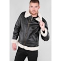 Miniatyrbillede 4 af 6: Alpha Industries B3 Fl Jakke Sort S Mand