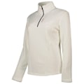 Miniatyrbillede 2 af 3: Colmar Linear Halv Lynlås Sweatshirt Hvid L Kvinde