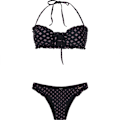 Miniatyrbillede 1 af 2: Protest Bikini Xanthe Bandeau Sort S Kvinde