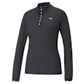 Miniatyrbillede 1 af 4: Puma Halv Lynlå Sweatshirt Strong Sort XS Kvinde