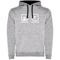 Miniatyrbillede 1 af 4: Kruskis Hættetrøje Problem Solution Smash Two-colour Grå 2XL Mand