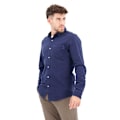 Miniatyrbillede 3 af 4: Dockers Lang ærmet Skjorte Alpha 360 Button Up Blå XL Mand