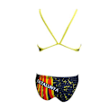 Pikkukuva 2 / 2: Turbo Catalonia Thin Strap -bikinit Musta 4XL Nainen
