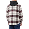 Miniatyrbillede 2 af 2: Carhartt Langærmet Hættetrøje Med Afslappet Pasform Rugged Flex Lilla M