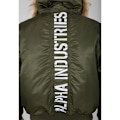 Miniatyrbillede 6 af 6: Alpha Industries 45p Custom Jakke Grøn L Mand