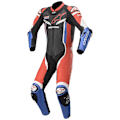 Miniatyrbillede 1 af 2: Alpinestars Læderdragt Honda Gp Pro V2 Tech-air Compatible Sort 48 Mand