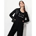 Miniatyrbillede 5 af 6: Armani Exchange 8nyb13_ynvlz Læderjakke Sort L Kvinde