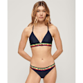 Miniatyrbild 3 av 7: Superdry Logo Triangle Bikinitopp Blå S Kvinna
