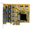 Miniatyrbillede 2 af 2: Startech 4-port Gigabit Gigabit Netværksadapterkort Søvfarvet