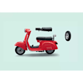 Pikkukuva 4 / 7: Playmobil Vespa Workshop Retro 60-luku