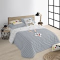 Miniatyrbillede 2 af 7: Play Fabrics Dynetæppe Med Knapper Bugs Bunny Til 80 Seng 140x200 Cm