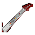Pikkukuva 6 / 6: Reig Musicales Kitara Ja Micro Metallic Peq Ultrasonic Punainen