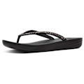 Miniatyrbillede 1 af 3: Fitflop Klipklapper Iqushion Sparkle Sort EU 39 Kvinde