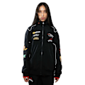 Miniatyrbillede 1 af 6: Grimey The Lower Depths Sweatshirt Med Lynlås Sort L Mand