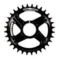 Miniatyrbillede 2 af 2: Rotor Kæderring Round Direct Mount Ring Sort 28t