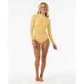 Miniatyrbillede 6 af 6: Rip Curl Mirage Ultimate Upf Langærmet Rashguard-skjorte Gul 2XS