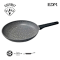 Miniatyrbillede 2 af 2: Edm Nonstick Stegepande Professional Line 30 Cm Sort